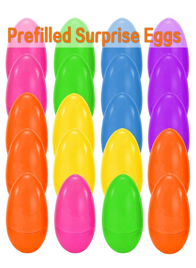 Kiddokids 50 Mochi Squishy Toy Prefilled Easter Eggs, Stress Relief Squishies Toy for Easter Theme Party Favor, Easter Eggs Hunt, Easter Basket Egg Fillers, Classroom Prize Supplies, Goodie Bag Stuffers - Image 4